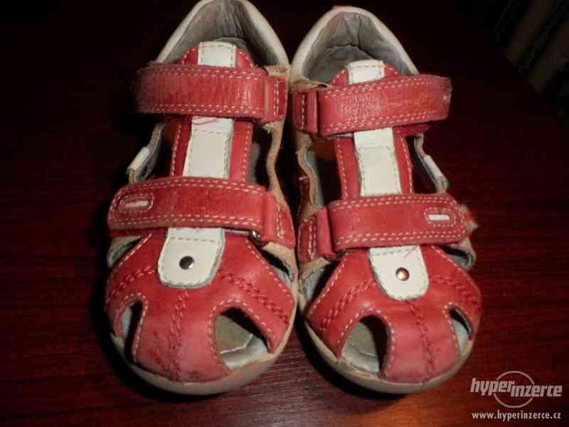 Dívčí zdravotní kožené sandály Santé vel. 25 - foto 4