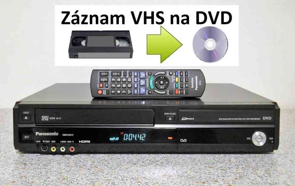 ⚠️VHS-DVD rekordér Panasonic DMR EZ47 HDMi