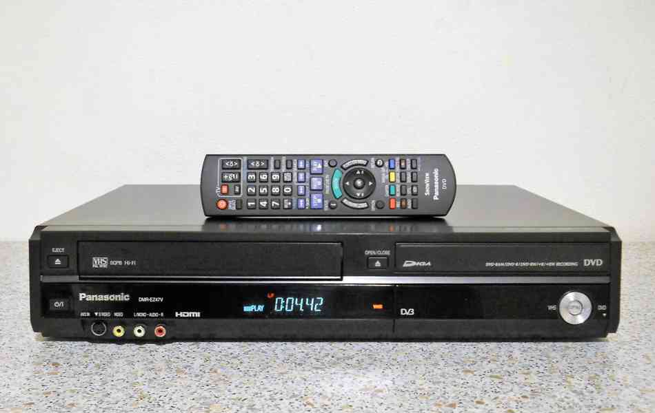 ⚠️VHS-DVD rekordér Panasonic DMR EZ47 HDMi - foto 8