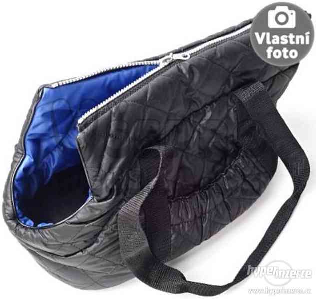 Černo-modrá taška pro psa - foto 2