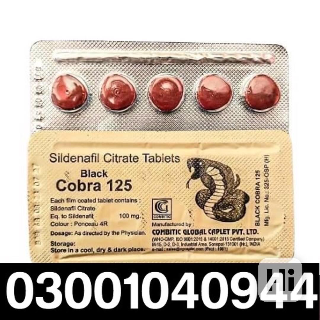 Black Cobra 125mg Tablets in Pakistan ' 03001040944 - foto 1
