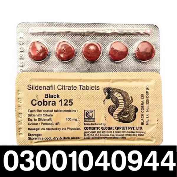 Black Cobra 125mg Tablets in Pakistan ' 03001040944