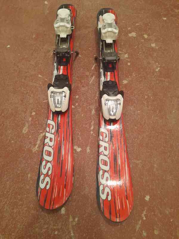 Dětské lyže Cygnus 80 cm a boty Technica JTR 28  - foto 5