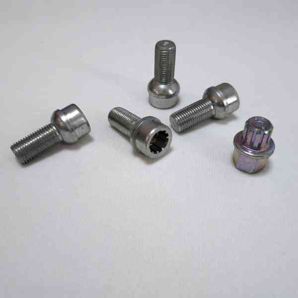 Nová originál ŠKODA/VW/AUDI/SEAT sada bezpečnosti šrouby kol - foto 2