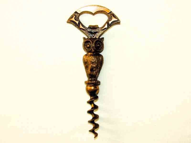 Mosazná vývrtka / otvírák - foto 3