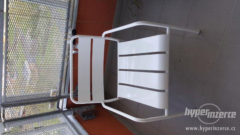 2x zahradní/balkonové kovové křeslo - foto 1
