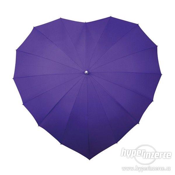 Deštník ve tvaru srdce - foto 3