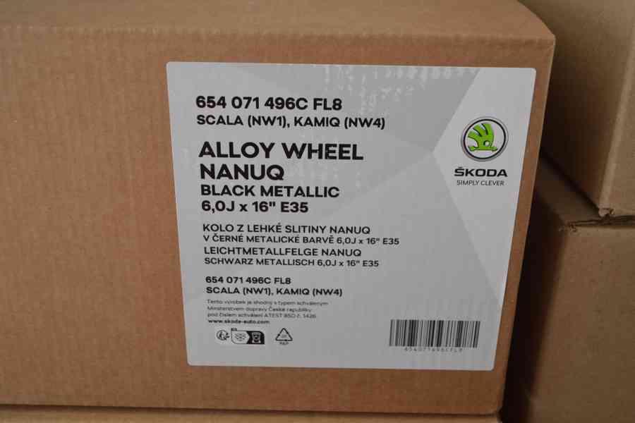 Škoda Kamiq/Scala, S.Arona– NOVÉ 16 originál Alu disky 6x16, - foto 4