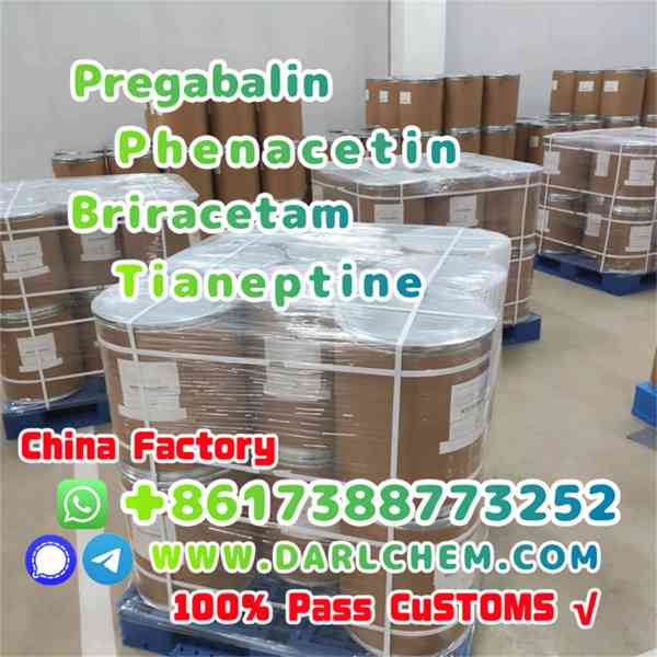 pregabalin Briracetam Tianeptine raw Powder 148553-50-8 Good