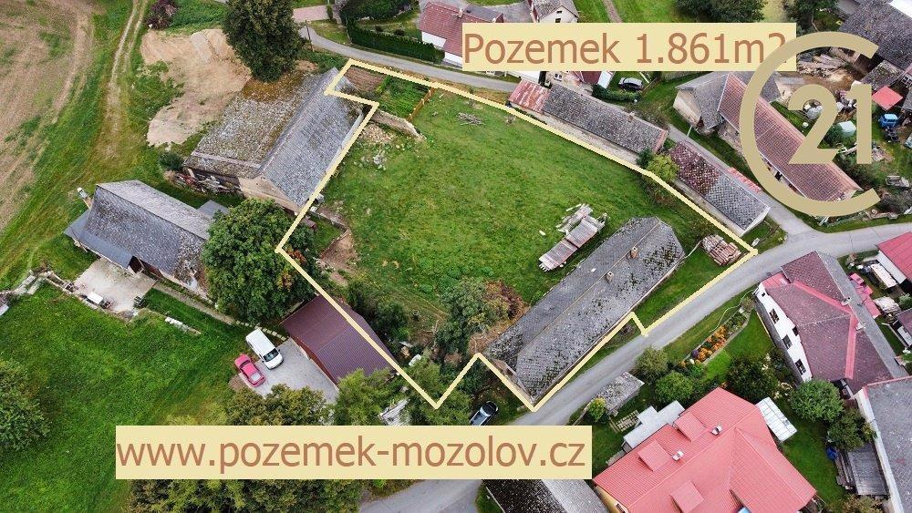 Prodej, Pozemky pro bydlení, 1.861m2 - Mozolov u Krásné Hory - foto 5