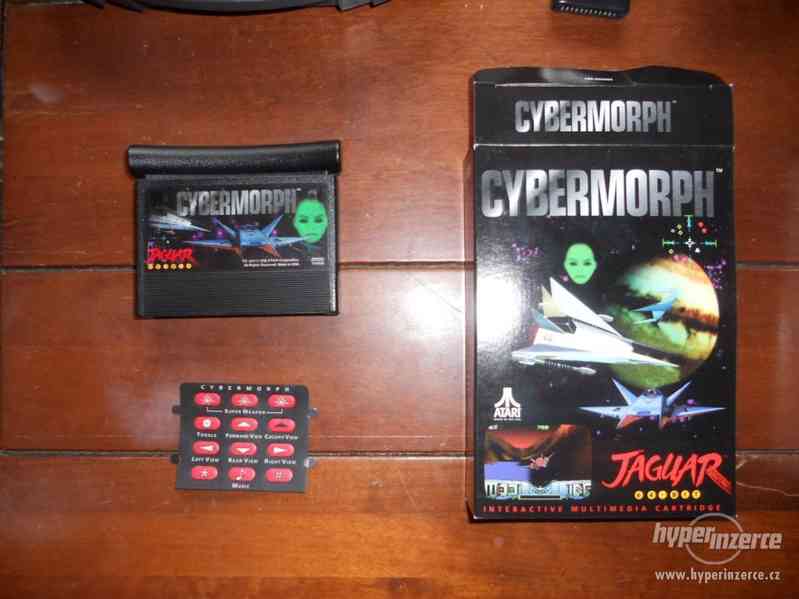 Rarita herní konzole Atari Jaguar + hra Cybermorph - foto 4