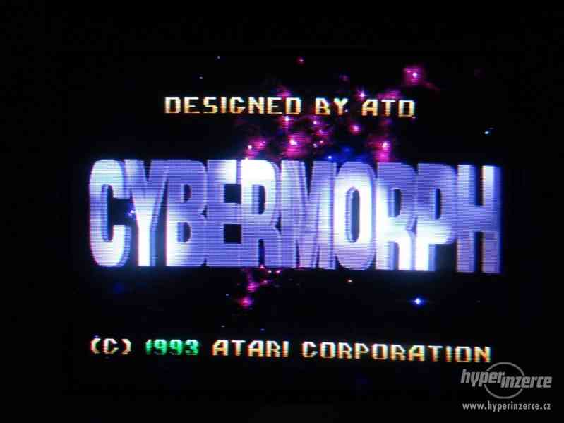 Rarita herní konzole Atari Jaguar + hra Cybermorph - foto 6