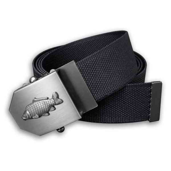 Opasek dárkový rybářský Kapr 4 cm - černý - foto 3