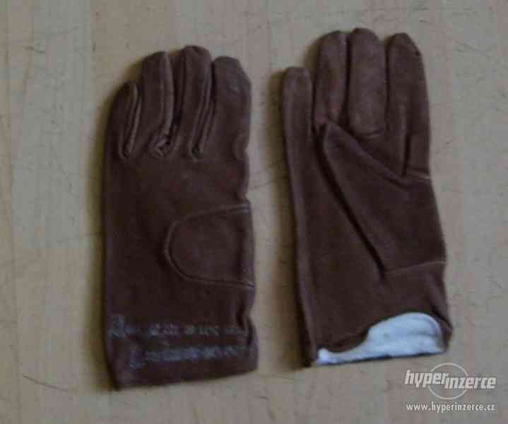 kožené pracovní rukavice - foto 1