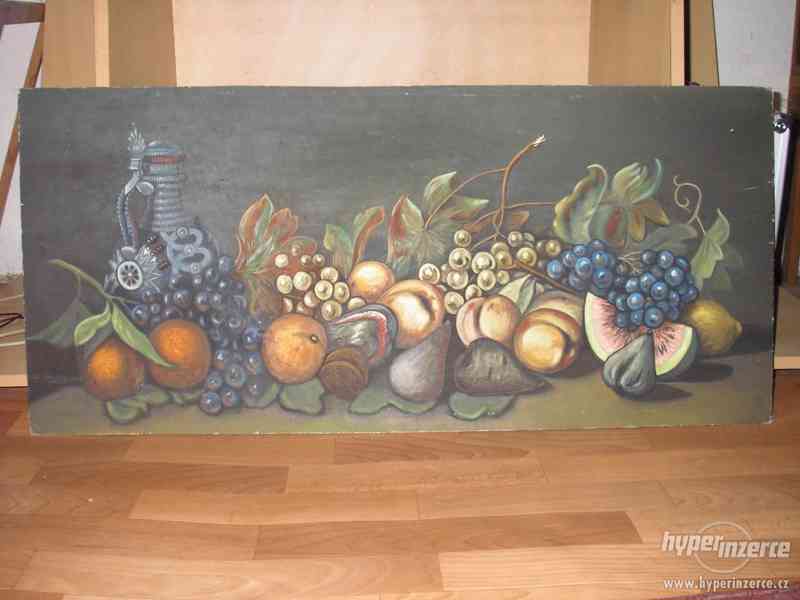Obraz Zátiší s ovocem, olejomalba - foto 1