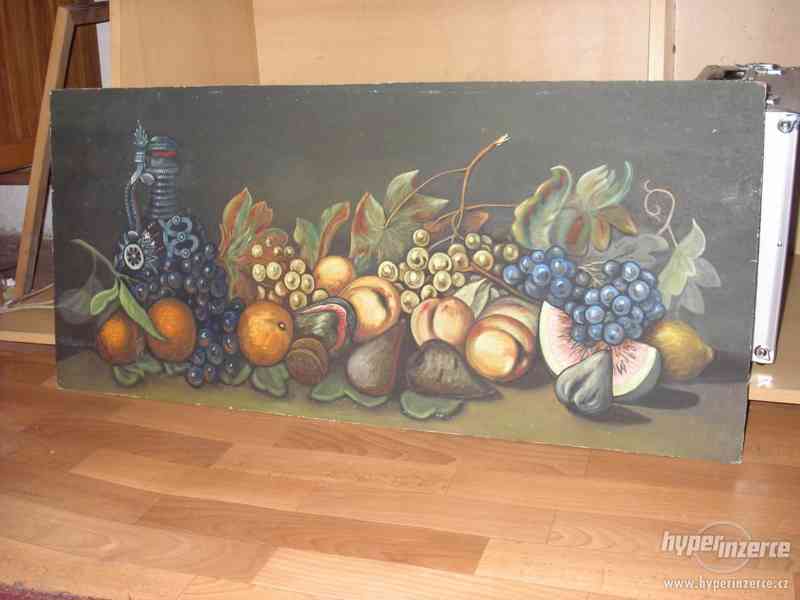 Obraz Zátiší s ovocem, olejomalba - foto 2