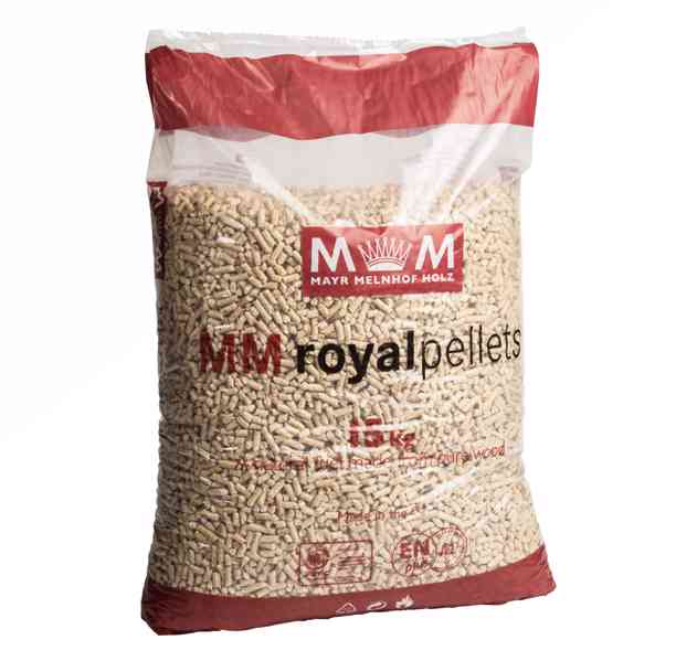 Dřevěné pelety Royal Pellets ENplus A1 Top kvalita.   - foto 1