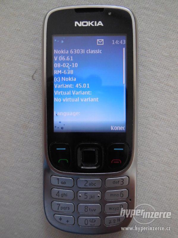 Nokia 6303i/classic černá/stříbrná - foto 8