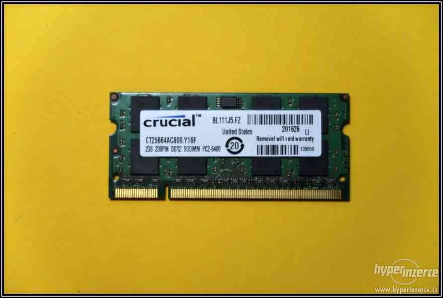 Paměť Crucial 2GB DDR2 SO-DIMM 800MHz PC2-6400 - foto 1