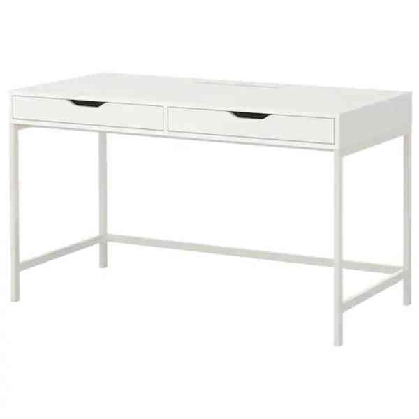 ALEX Psací stůl, bílá, 132x58 cm, Ikea - foto 1