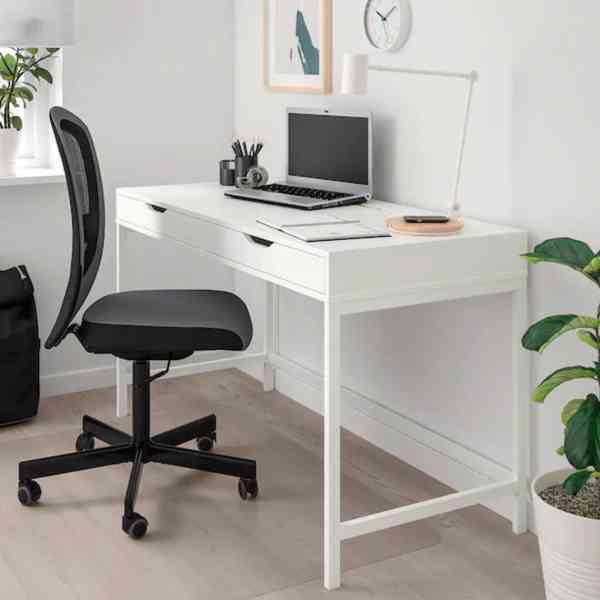 ALEX Psací stůl, bílá, 132x58 cm, Ikea - foto 3