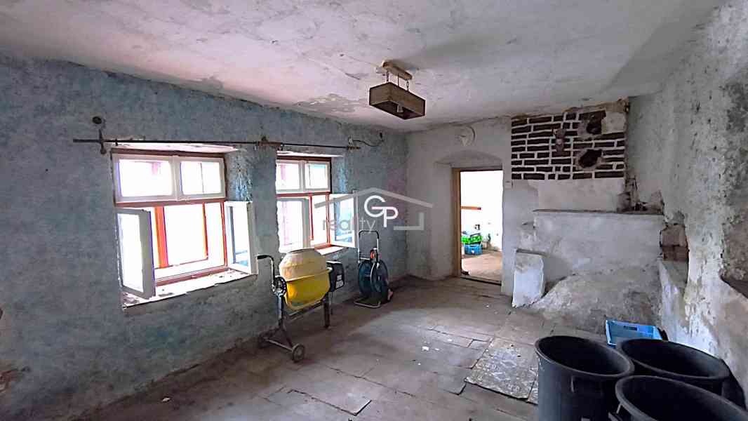 Prodej nemovitosti 2+1 se stodolou, Hajská u Strakonic - foto 4