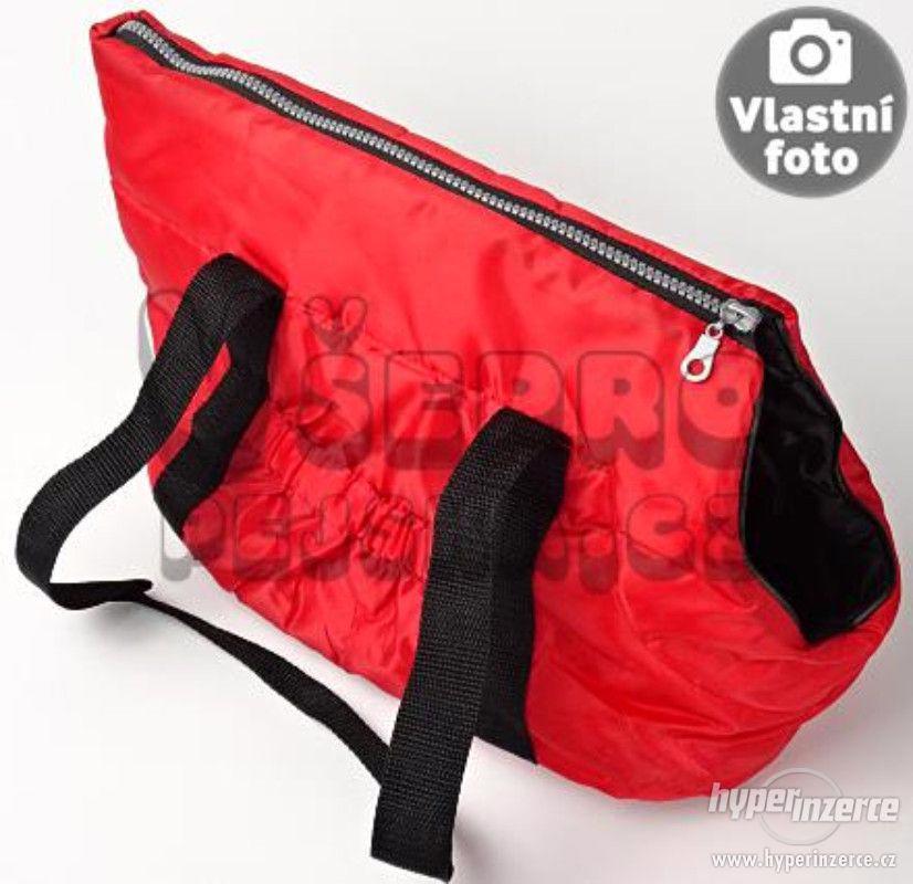 Červená taška pro psa - foto 1