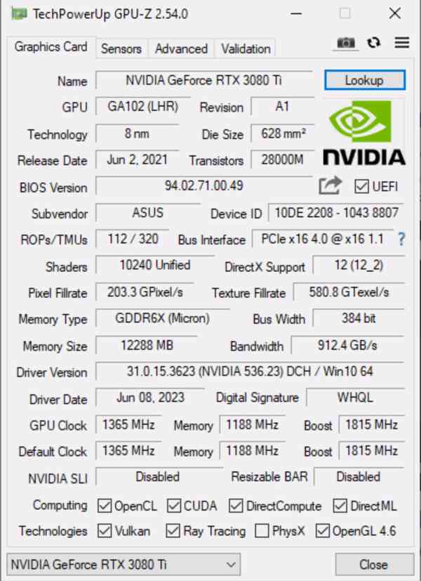 Grafická karta Nvidia GeForce RTX 3080 ti 12gb - foto 4