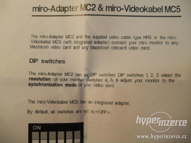 Adapter pro video konektor 15 pin Canon /např.Apple/ na VGA - foto 4