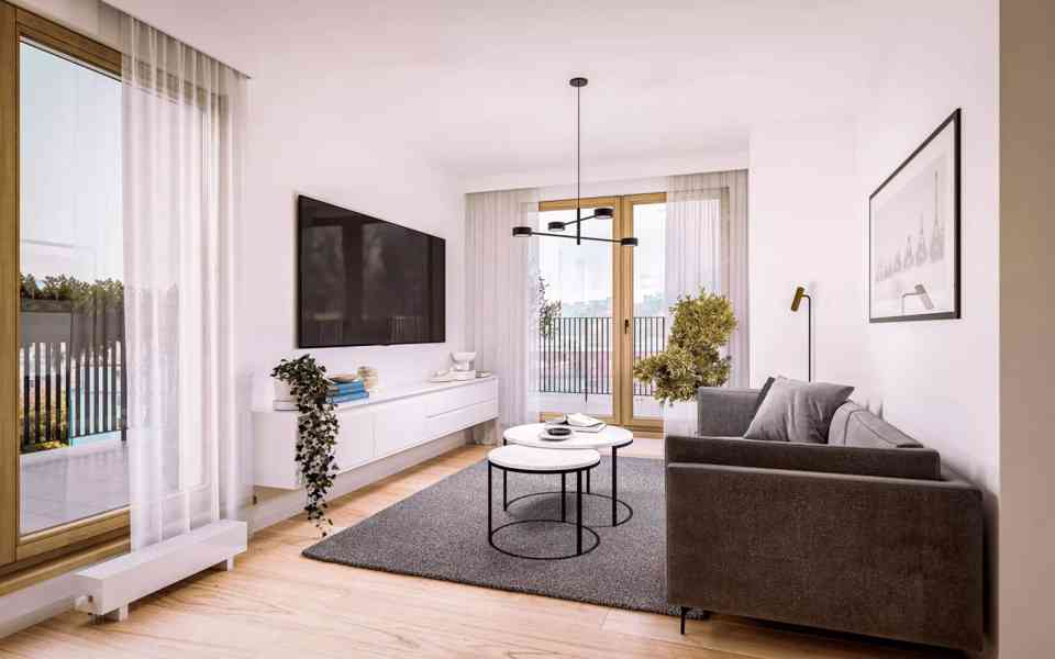 Prodej nového bytu 2+kk, 60,9 m2, Balkon, 4.NP,  Praha Nusle - foto 6