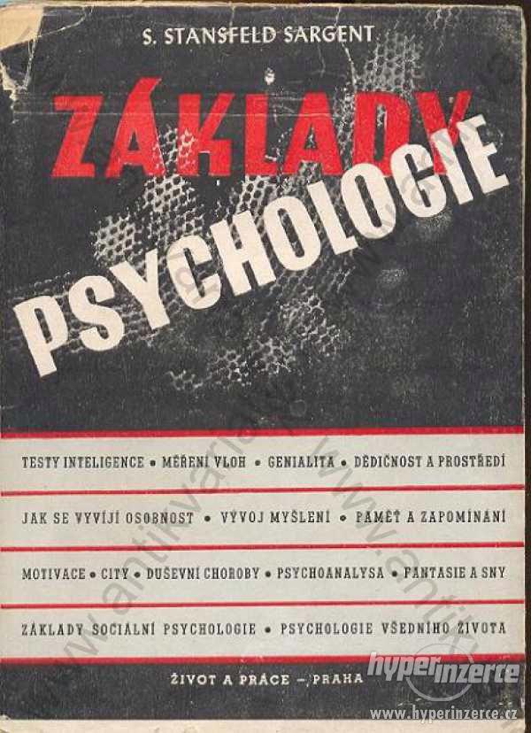 Základy psychologie S. Stansfeld Sargent 1948 - foto 1