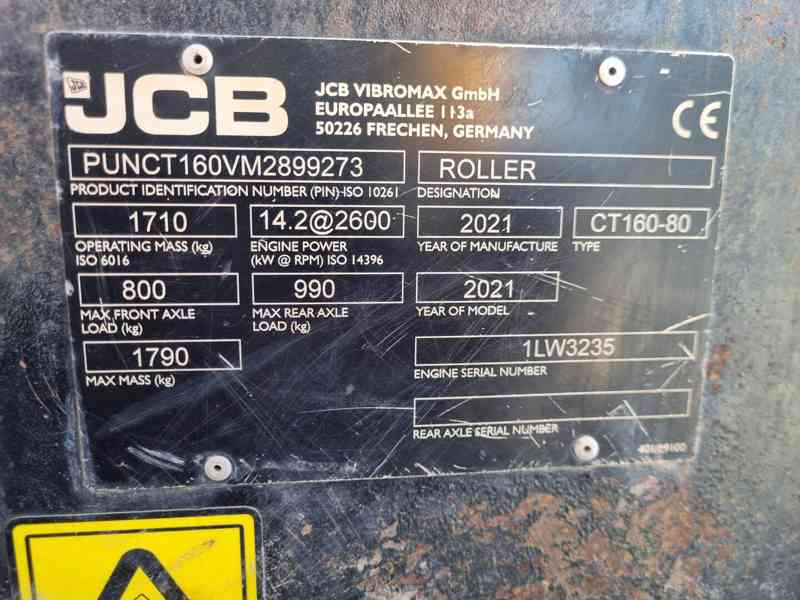 Vibrační válec JCB - VIBROMAX VMT160-80 - foto 7