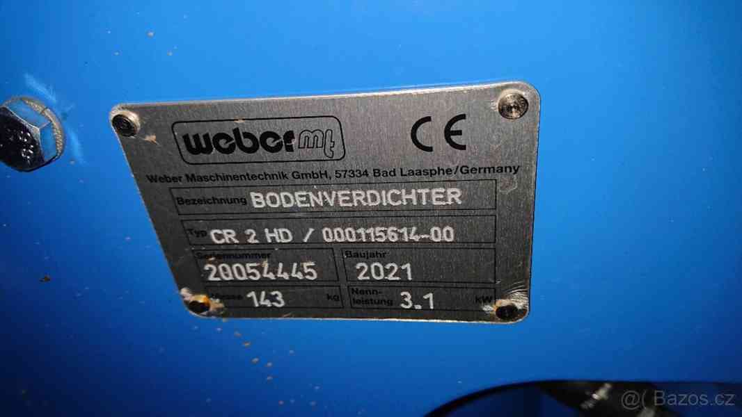Vibrační deska Weber cr 2  - foto 3