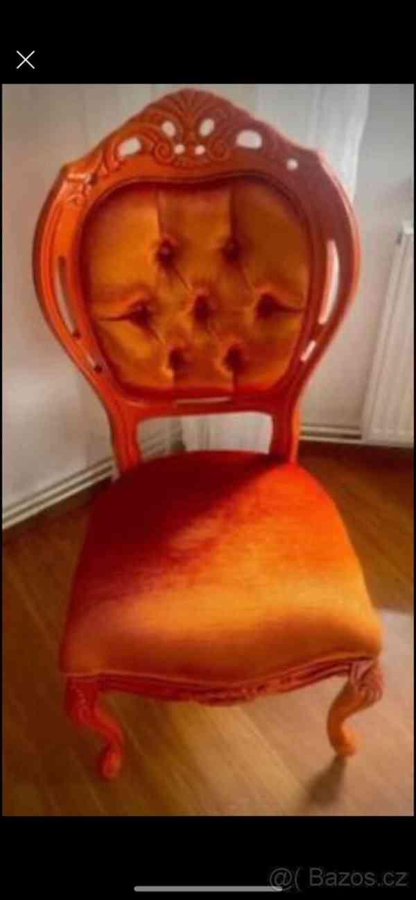 Chesterfield sametová židle