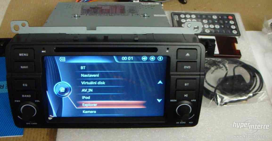 BMW E46 M3 2DIN DVD USB SD GPS navigace - foto 4