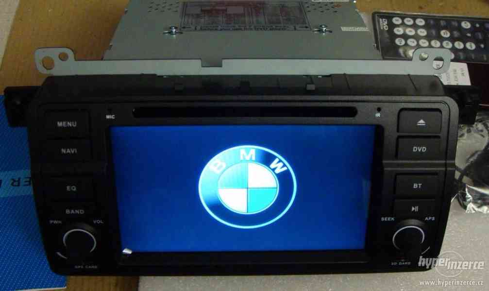 BMW E46 M3 2DIN DVD USB SD GPS navigace - foto 5