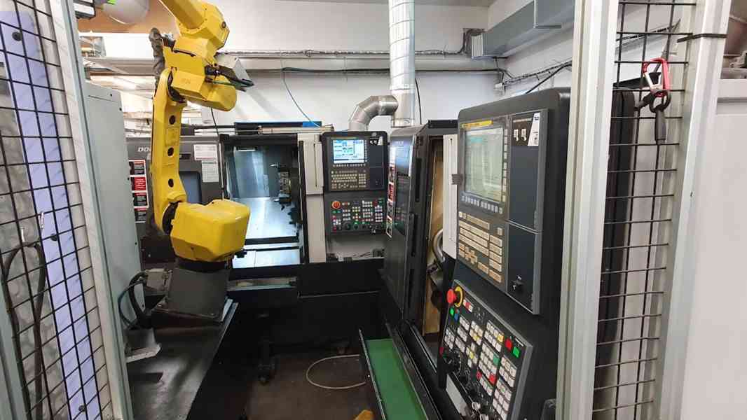 DOOSAN LYNX 2100A + ROBOTEC APC7 / soustruh CNC - foto 2