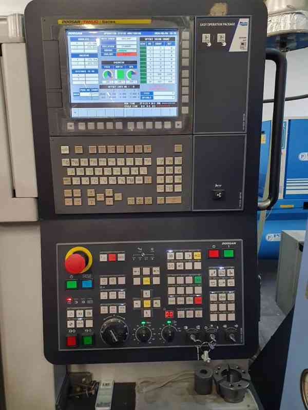 DOOSAN LYNX 2100A + ROBOTEC APC7 / soustruh CNC - foto 5