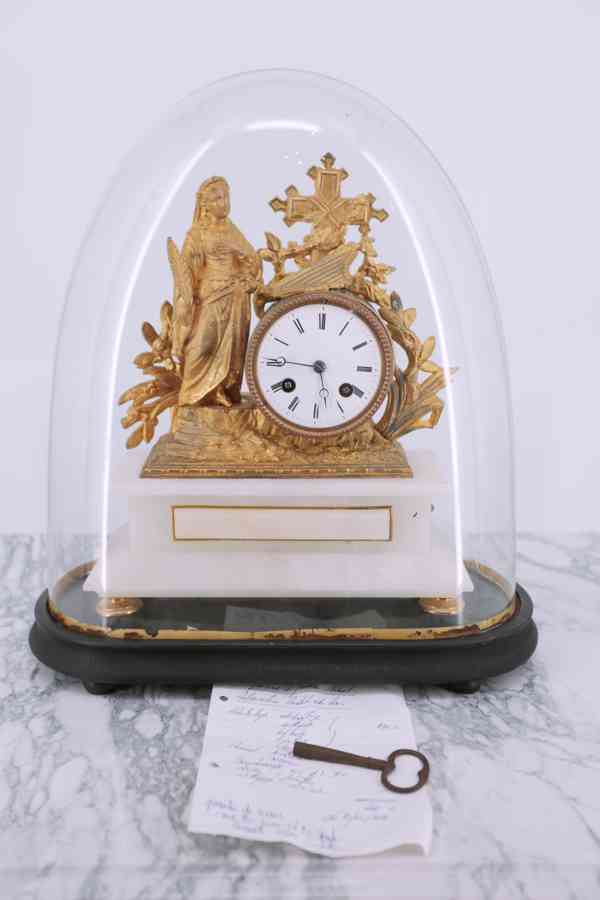 Starožitné neoklasicistní hodiny Samuel Marti cca 1860 - foto 1