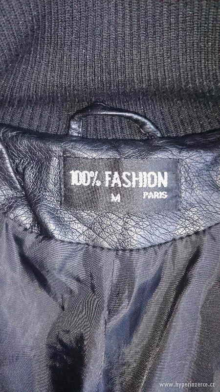 Prodám Nová dámská kožená bunda Fashion PARIS velikost M - foto 3