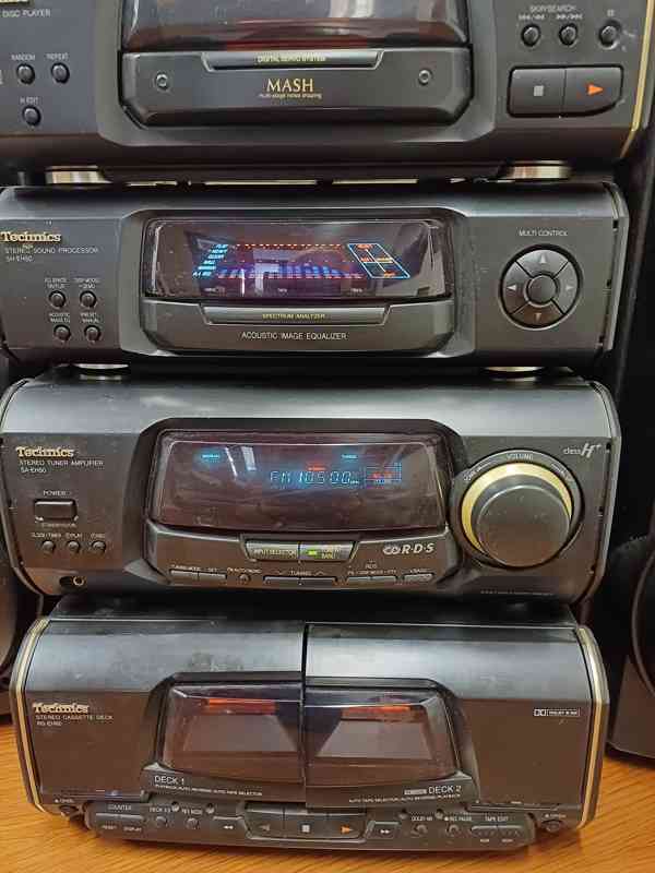 TECHNICS věž EH-50, 4díly, CD-Rádio-Double deck- Zesilovač - foto 2