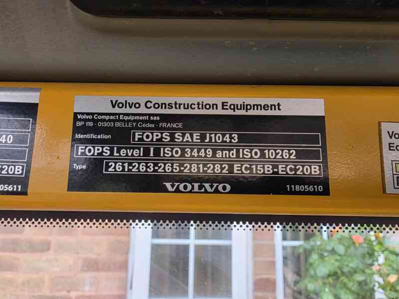 Bagr VOLVO EC15B - foto 7