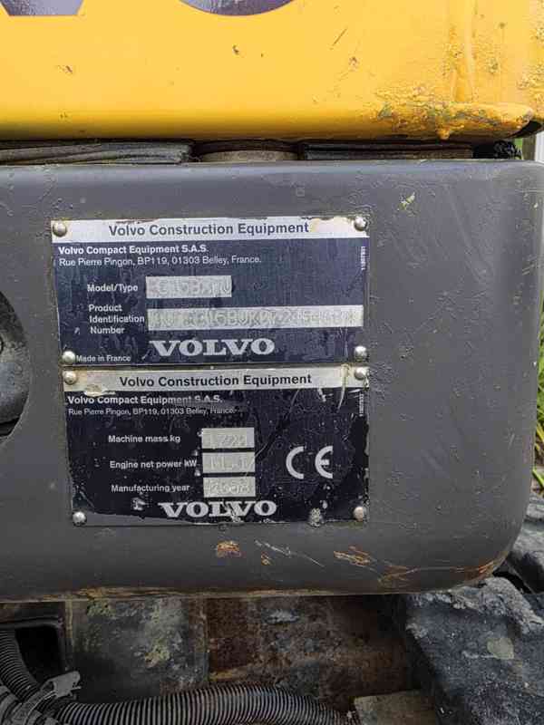 Bagr VOLVO EC15B - foto 9