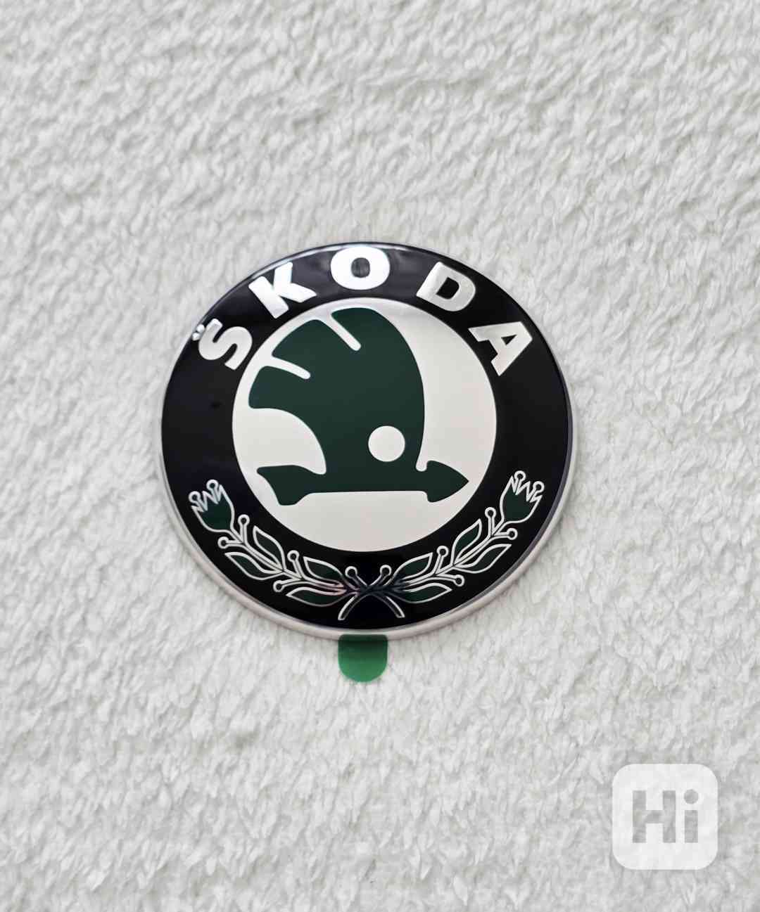 NOVÝ ORIGINÁL Znak Škoda OCTAVIA II 3U0853621B 88 mm přední  - foto 1