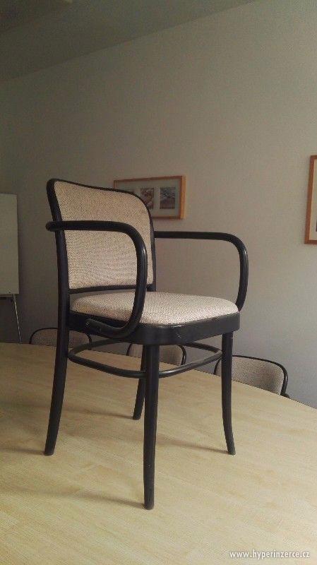 12x židle s opěrkou+ 1x elipsovitý stůl- vynikající stav - foto 3