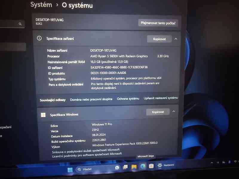 Lenovo Gaming 15ACH6 Ryzen 5 5600H 16GB GTX1650 SSD+HDD - foto 4