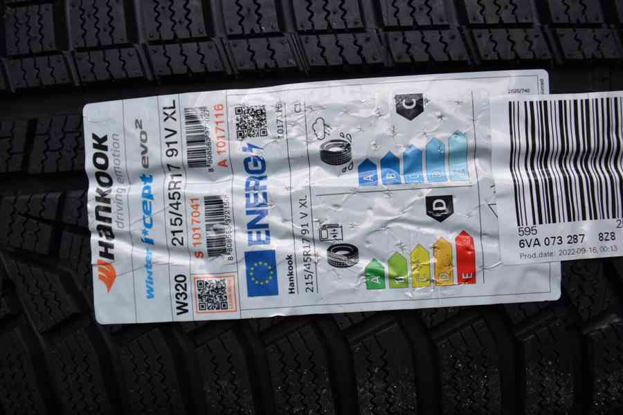 Š.Fabia IV/VW Polo.S.Ibiza -NOVÁ zimní ALU sada 215/45R17 - foto 2