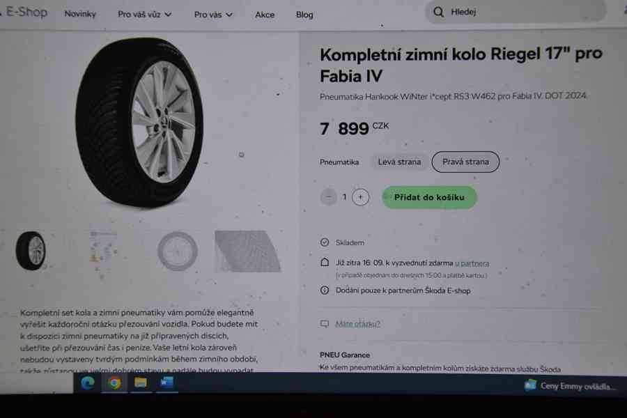 Š.Fabia IV/VW Polo.S.Ibiza -NOVÁ zimní ALU sada 215/45R17 - foto 13