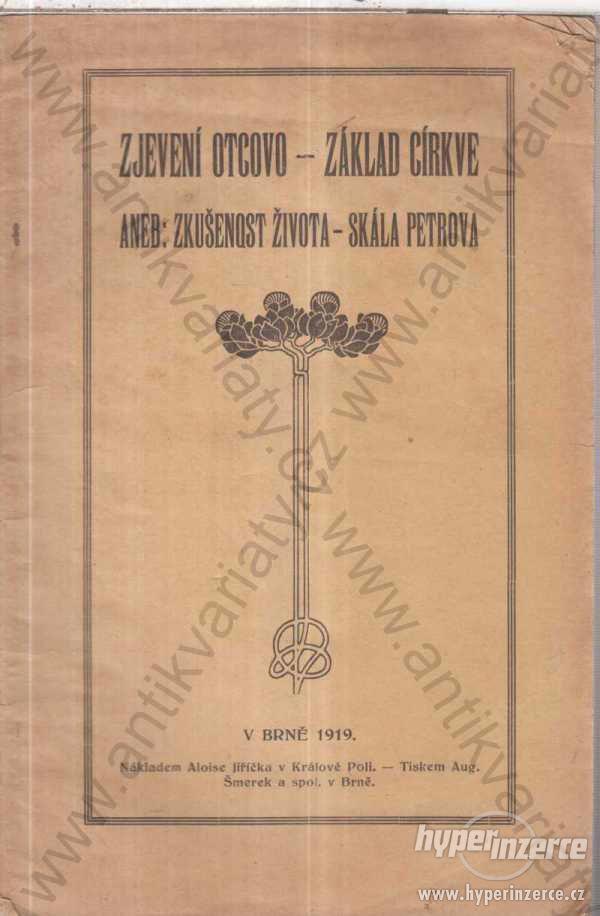 Zjevení otcovo - Základ církve 1919 - foto 1