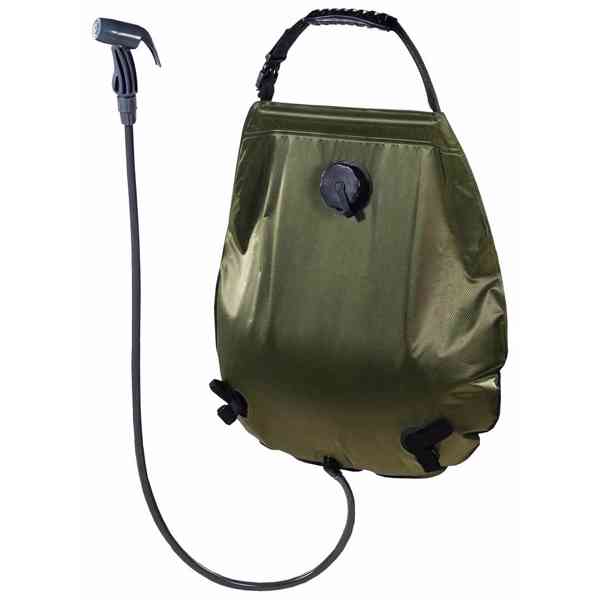 Sprcha solární MFH Deluxe 20 L - olivová - foto 2